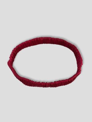 Jedwabna-opaska-do-włosów-mini-czerwona-SENSILK-01