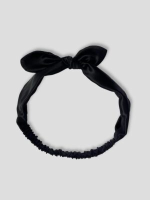 Jedwabna-opaska-do-włosów-wiązana-czarna-SENSILK-01