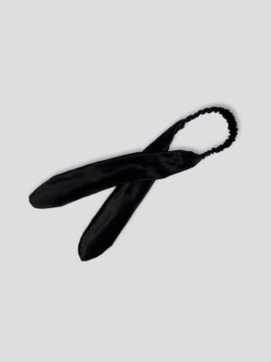 Jedwabna-opaska-do-włosów-wiązana-czarna-SENSILK-02