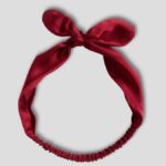 Jedwabna-opaska-do-włosów-wiązana-czerwona-SENSILK-01