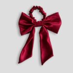 Jedwabna-kokarda-do-włosów-czerwony-SENSILK-01