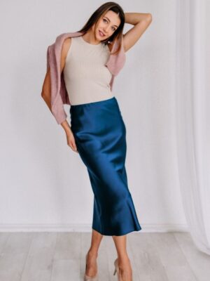 Jedwabna-spodnica-MAXI-Granatowa-SENSILK-01