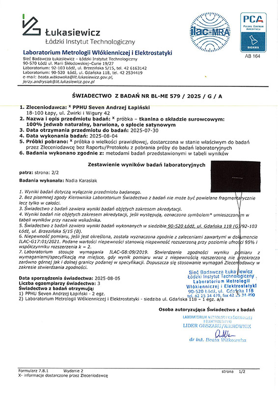 swiadectwo-badan-gramatura-sensilk