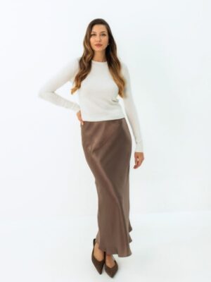Jedwabna-spódnica-MAXI-Taupe-SENSILK-01