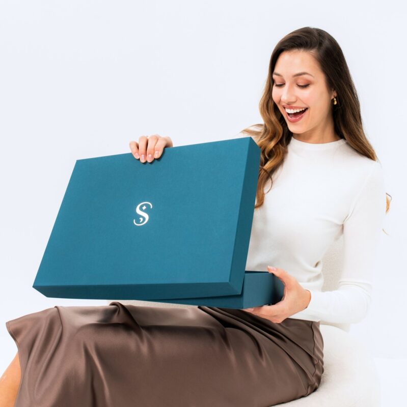 Świąteczny prezent z jedwabiu